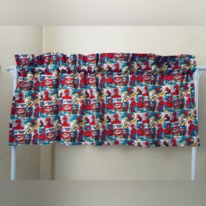 New! Spider Man Print Valances